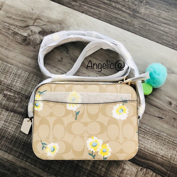 Coach Mini Camera Bag Signature Canvas Daisy Print - Picture 2 of 9
